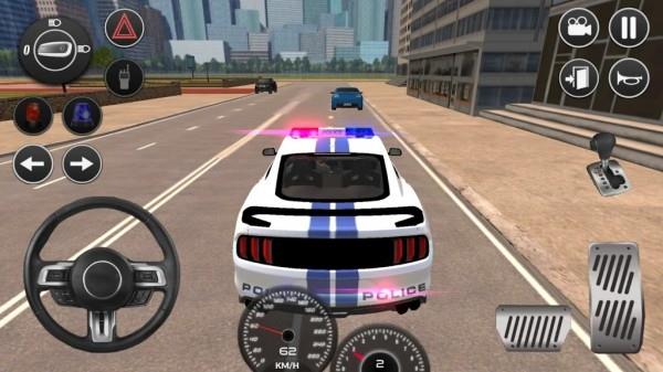 福特野马警察车安全驾驶手机安卓版4