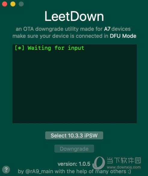 leetdown a7降级工具