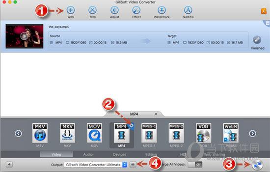 Gilisoft Video Converter for Mac
