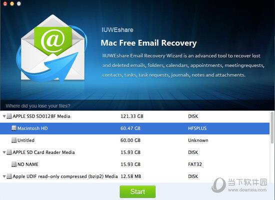 IUWEshare Mac Email Recovery Pro