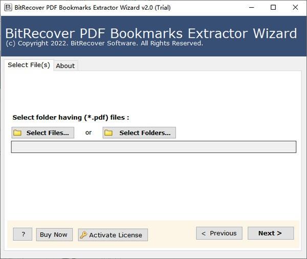 BitRecover PDF Bookmarks Extractor Wizard(PDF书签提取器)